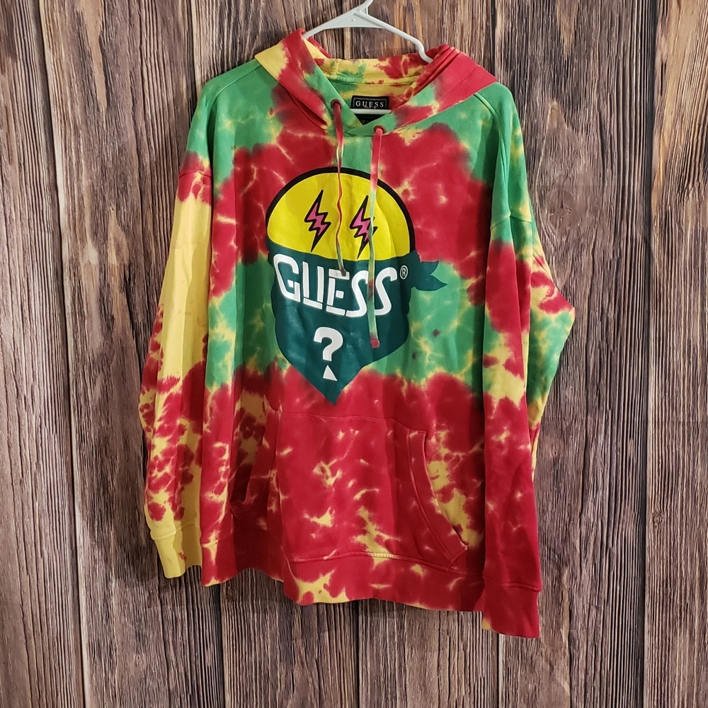 Guess x J Balvin Tie Dye Hoodie